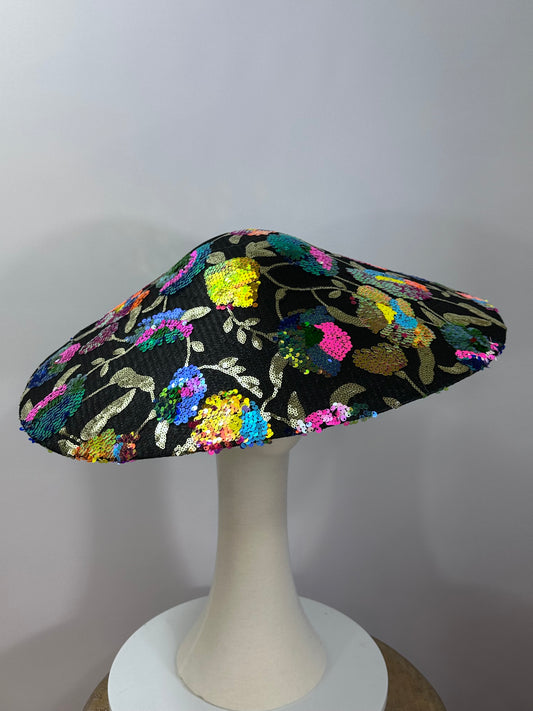 Sequinned Floral Dior by Possum Ball