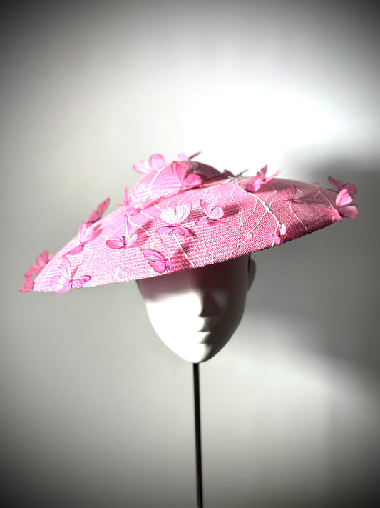 Pink Butterfly Dior Hat