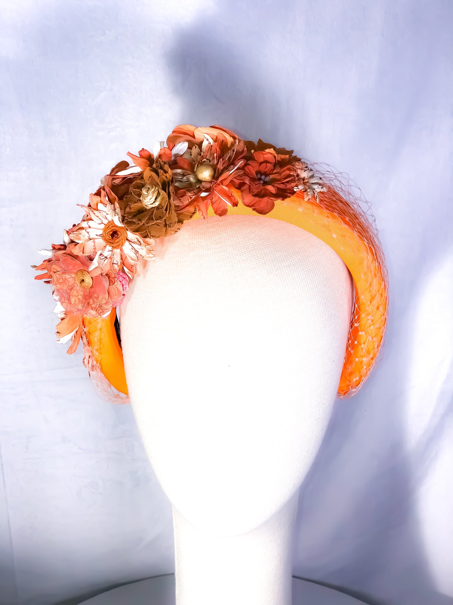 Orange and Earth Tones Headband by Possum Ball