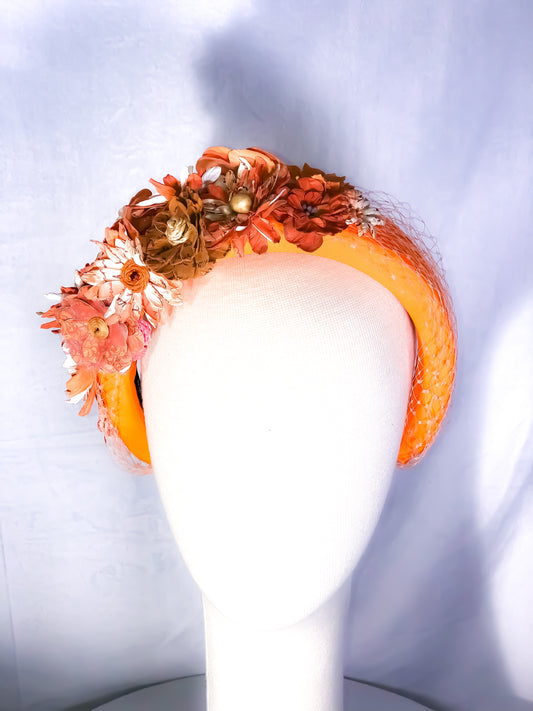 Orange and Earth Tones Headband by Possum Ball
