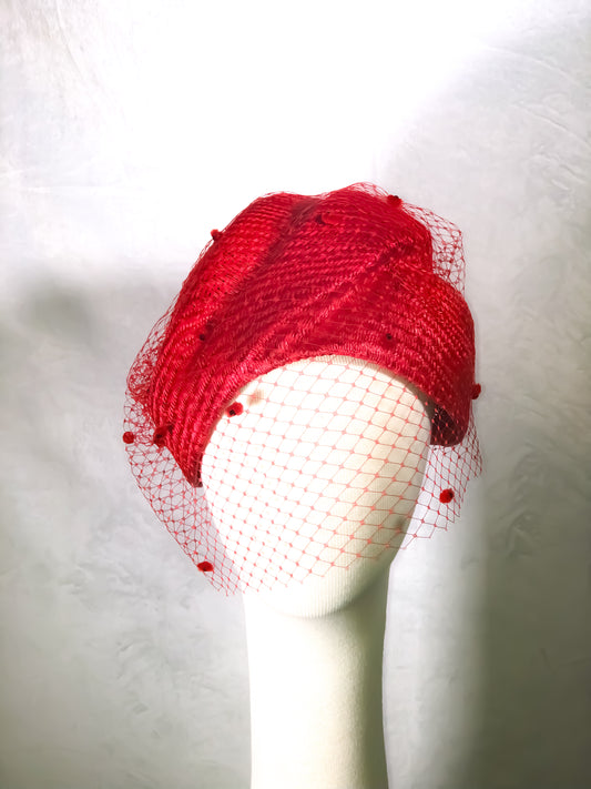 Red Turban by Possum Ball
